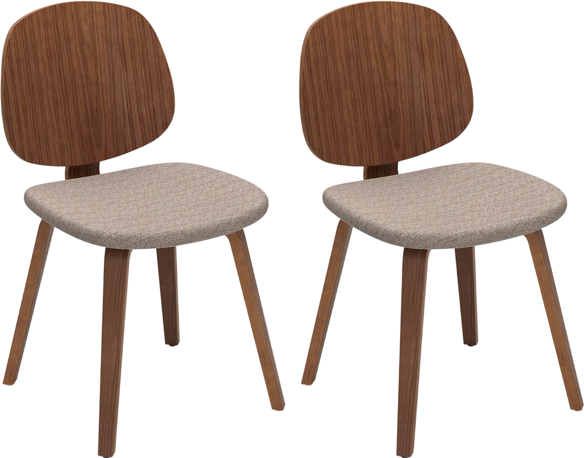 Costway Wooden Dining Chair Set of 2 Bentwood Padded Seat 65588613 New