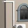 Mini decorative PVC slim line cover kit for air conditioner pipes, designed for a seamless look and organized.