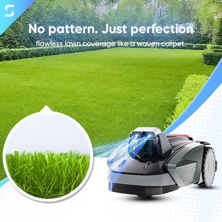 Sunseeker V3 Robot Lawn Mower 0.15 Acre Wireless AI Vision Multi-Zone App Control New