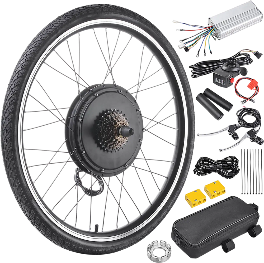 Yescom Electric Bicycle Conversion Kit 26" 48V 1000W Rear Wheel New