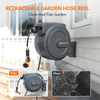 Giraffe Tools AW40 Retractable Garden Hose Reel Bundle 130ft + 130ft New