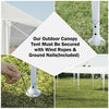 Costway Tent 10' x 30' Outdoor Canopy with 6 Removable Sidewalls and 2 Doorways 30729165 New