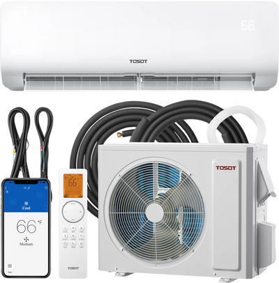 Tosot Mini-Split Air Conditioner with Heat Pump WiFi 18,000 BTU Cosmo Series 230V New