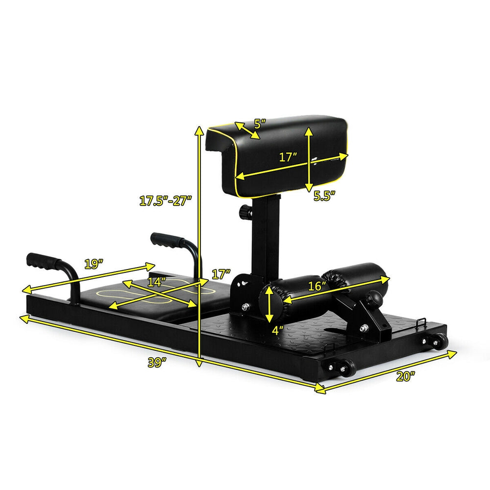 Adjustable 8-in-1 home gym multifunction squat fitness machine with ergonomic cushion and non-slip foot pads for.