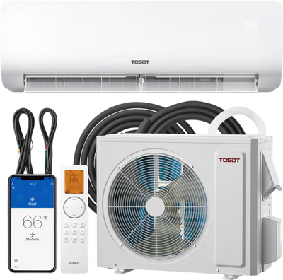 Tosot Mini-Split Air Conditioner with Heat Pump WiFi 24,000 BTU Cosmo Series 230V New
