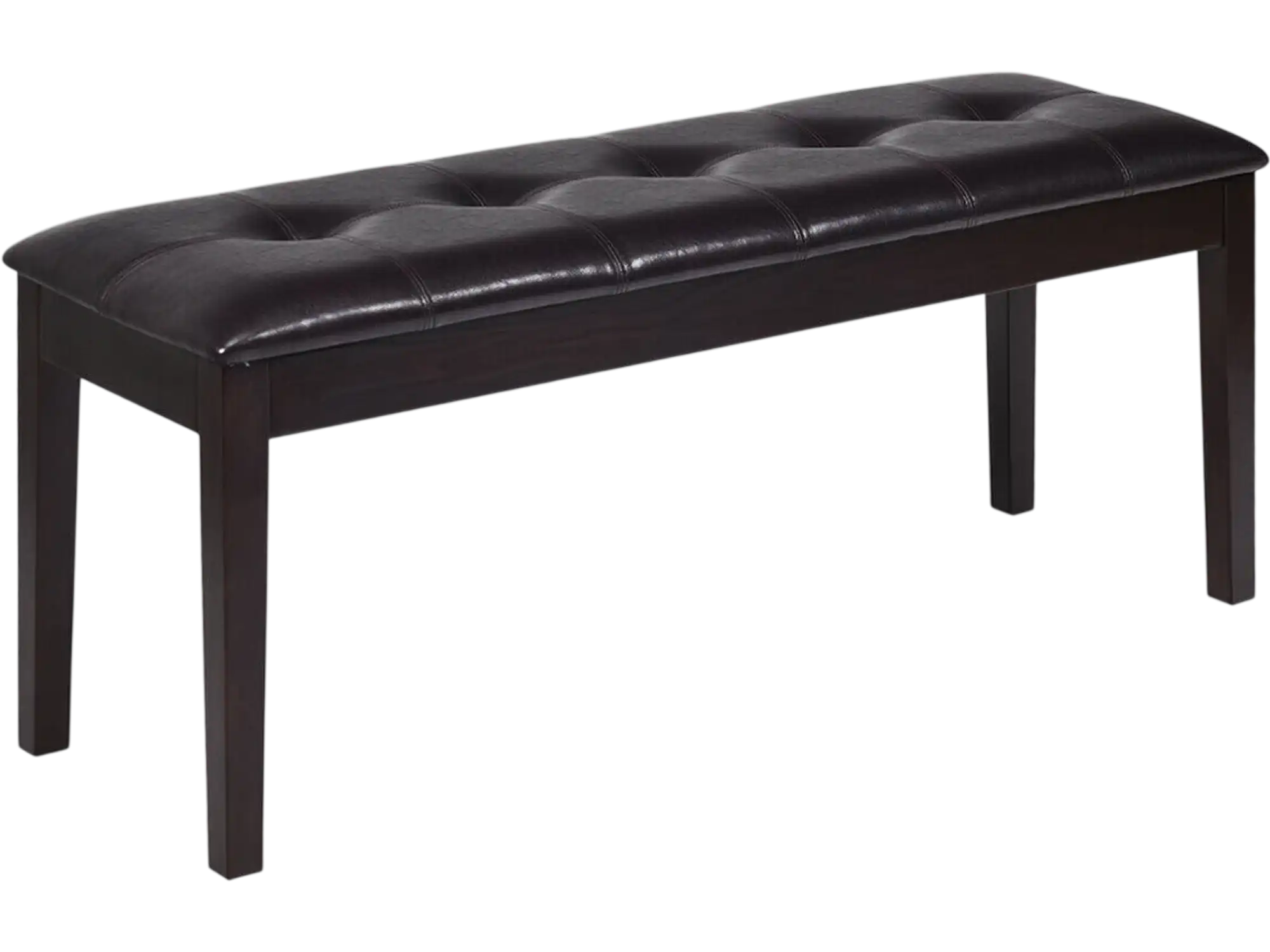 Costway Upholstered PU Leather Shoe Storage Bench 86319074 New