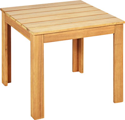 Costway Wooden Square Patio Coffee Table Bistro Acacia Wood 36758149 New