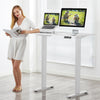  Electric Height Adjustable Standing Desk with Memory Controller-White - Gallery View 1 of 10