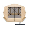 Pop-up screen house tent with mesh sidewalls, 11.5 x 11.5 ft, includes portable carrying bag for outdoor activities.