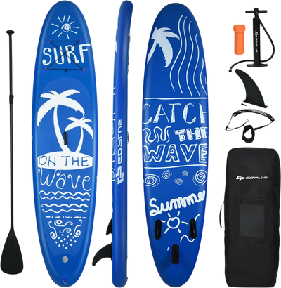 Costway Inflatable Adjustable Stand Up Paddle Board 81239450 New