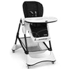 A-Shaped High Chair with 4 Lockable Wheels-Black - Gallery View 1 of 7