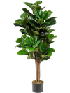 5 Feet Artificial Fiddle Leaf Fig Tree Decorative Planter
