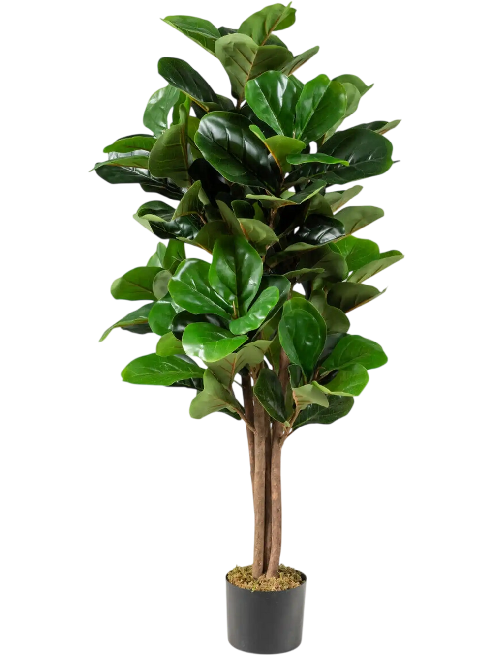 5 Feet Artificial Fiddle Leaf Fig Tree Decorative Planter