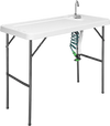 Folding Cleaning Sink Faucet Cutting Camping Table with Sprayer