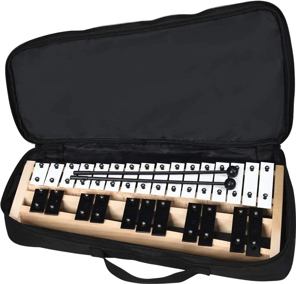 27 Note Glockenspiel Xylophone with 2 Rubber Mallets
