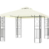 Patio gazebo canopy tent featuring a sturdy steel frame and elegant design, providing shelter for outdoor leisure.