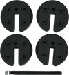 Set of 4 Canopy Weights 20lbs Weight Plate Kit with No-Pinch Design