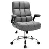 Costway Swivel Office Chair with High Back and Flip-up Arms New