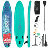10 Feet Inflatable Stand Up Paddle Board with Backpack Leash Aluminum Paddle-L - Gallery View 1 of 12