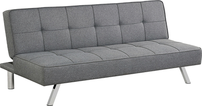Costway 3 Seat Convertible Sofa Bed with High Density Sponge New