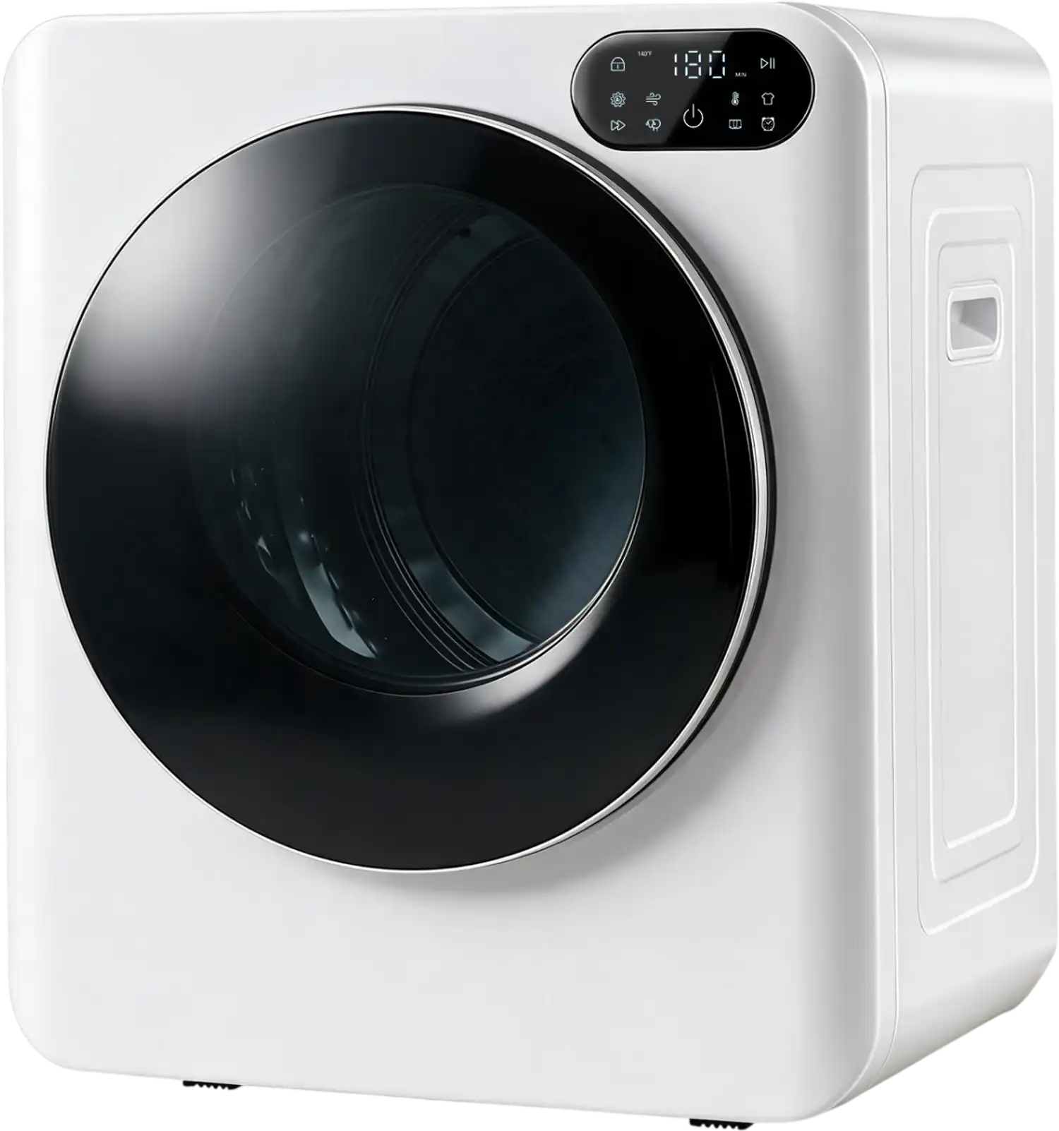 Costway 1.5 Cu.Ft Portable Clothes Dryer White LED Control 17648168 New