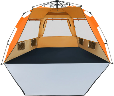Costway 3-4 Person Pop-Up Beach Tent UPF 50+ Portable Sun Shelter 91270843 New