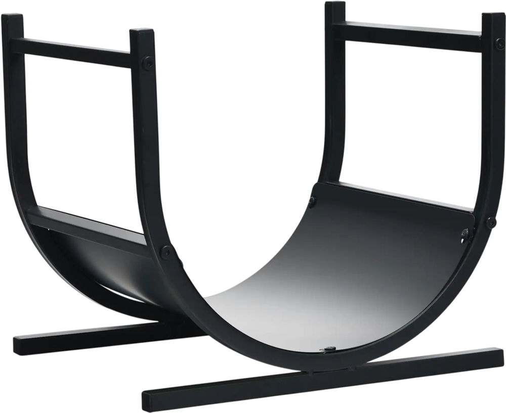 17 Inch U-Shaped Firewood Rack Steel