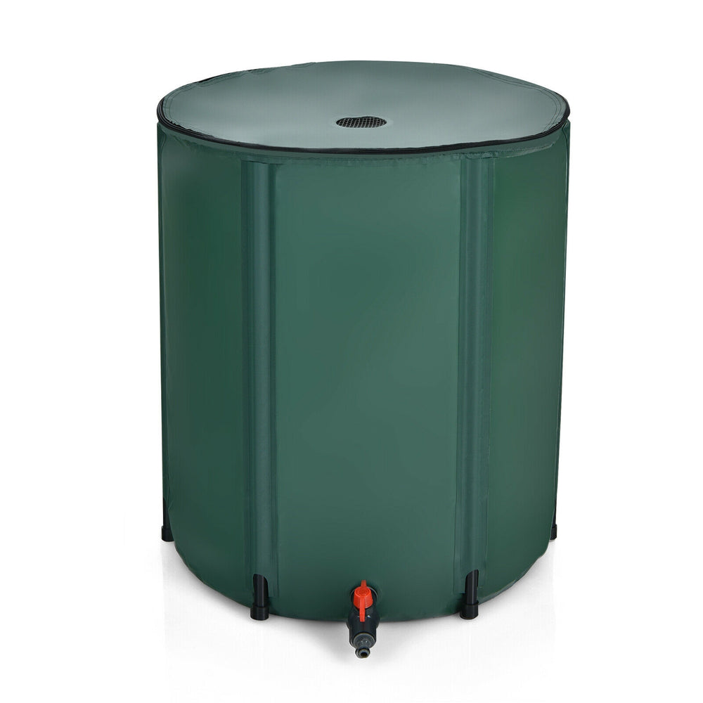 60 Gallon Portable Collapsible Rain Barrel Water Collector for Watering - Gallery View 3 of 10