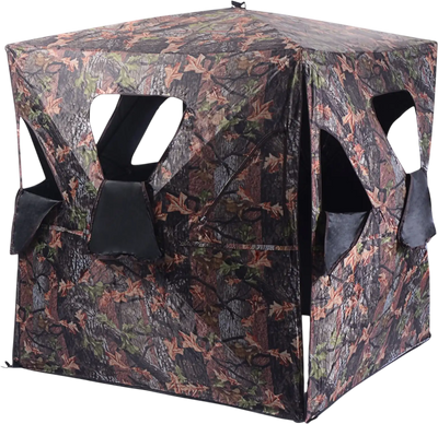 Costway Portable Pop Up Camo Ground Hunting Blind Deer Tent 19546720 New