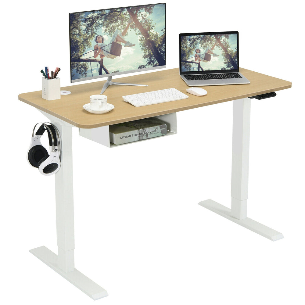 Costway Electric Standing Desk Adjustable 48" with Control Panel and USB Port New