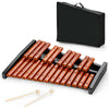 25-note wooden xylophone with mallets, durable hardwood keys, ideal for music education and performances, includes.