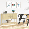 Wooden Sideboard Buffet Console Table  with Drawers and Storage-Beige - Gallery View 1 of 10