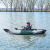 Costway Sit-on-Top Fishing Kayak with Rod Holders and Paddle New