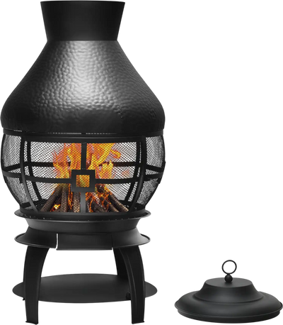 Costway Patio Wood Burning Chimenea Fireplace 19465072 New