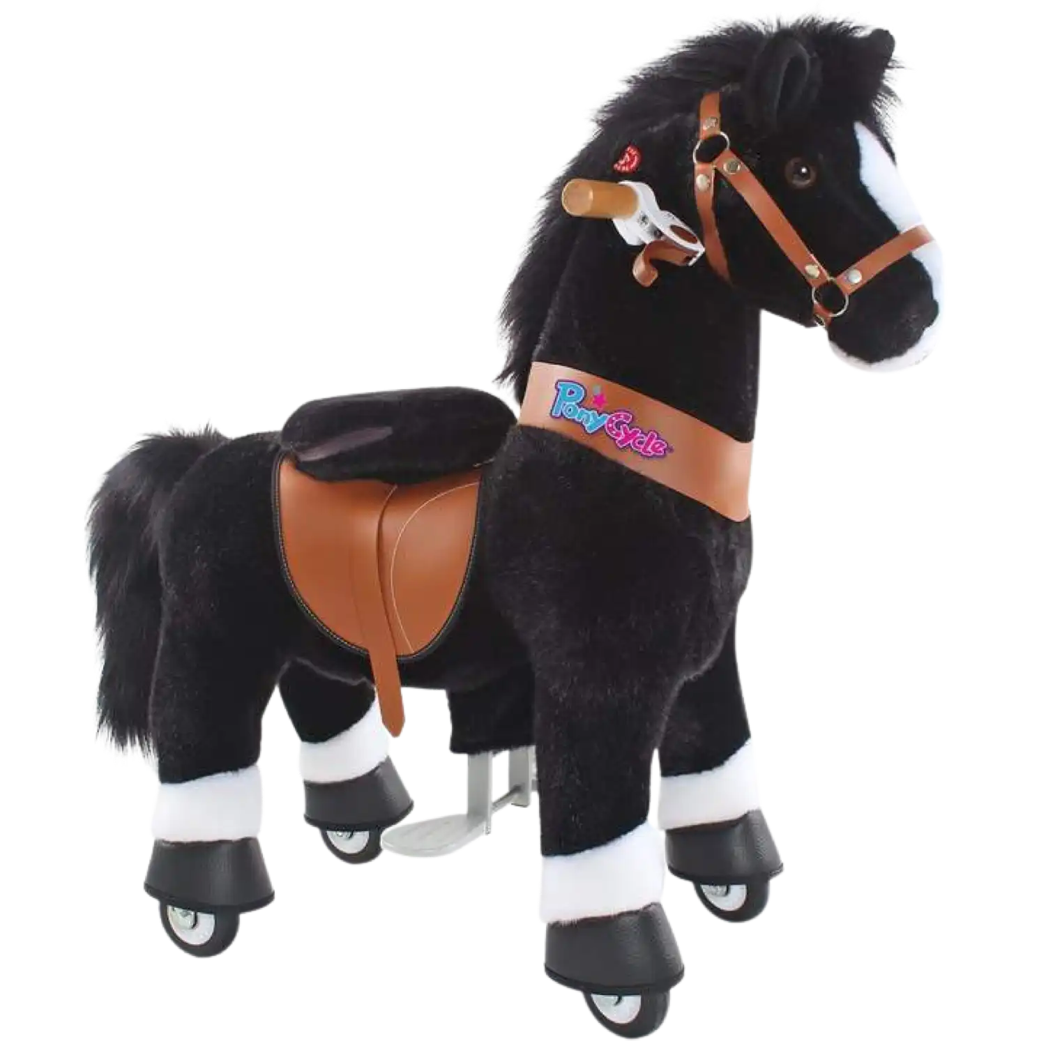 PonyCycle Ux426 Ride On Horse Black Medium New