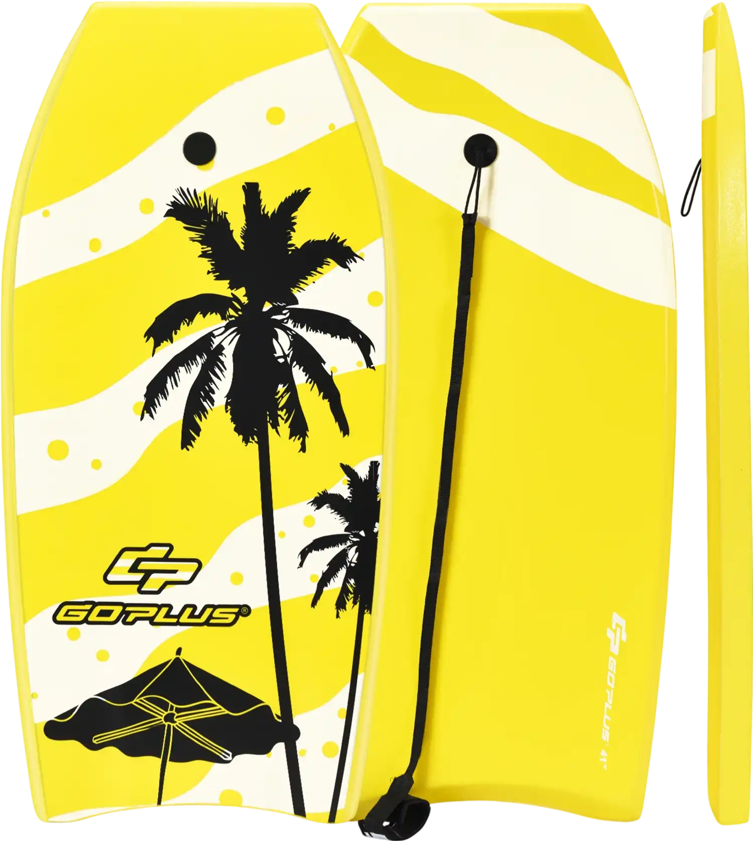 Costway Lightweight Bodyboard Surfing Wrist Leash 86325041 New