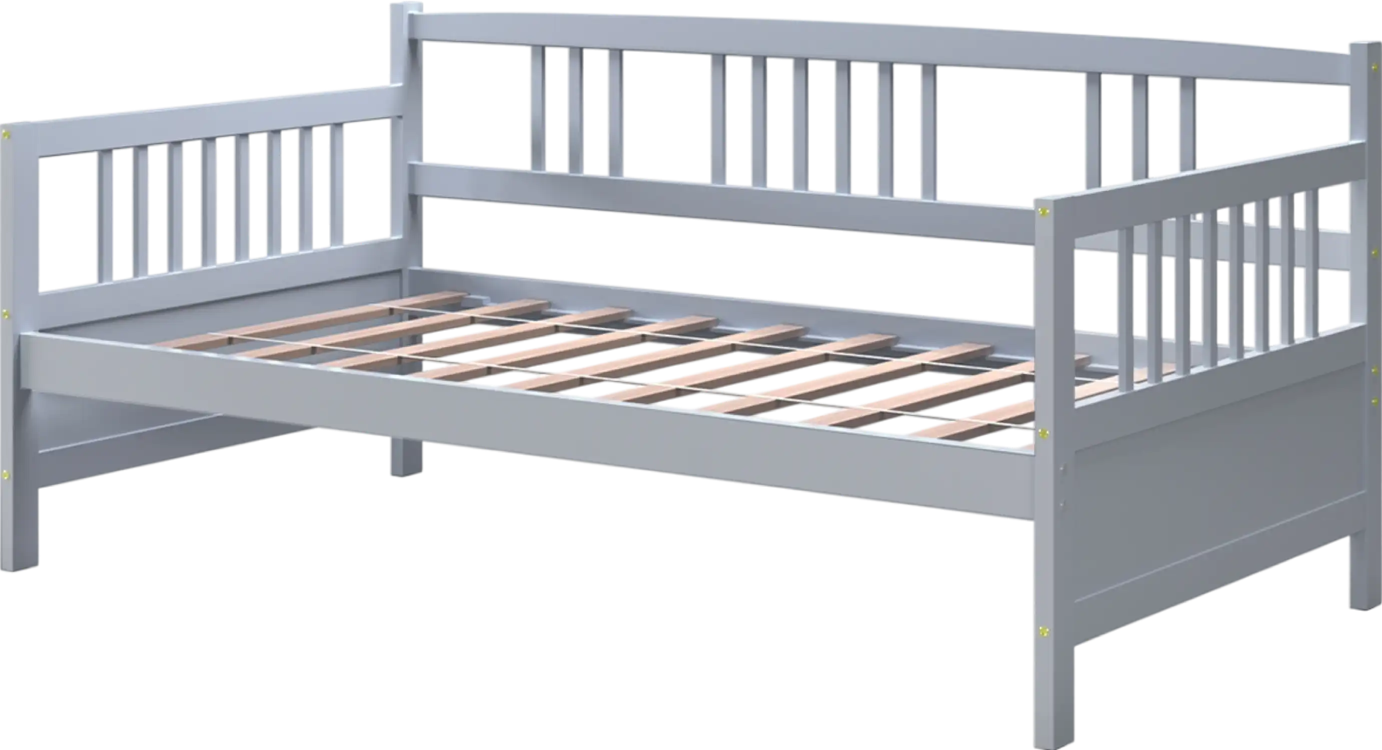 Costway Twin Size Daybed Frame with Wooden Slats Support New