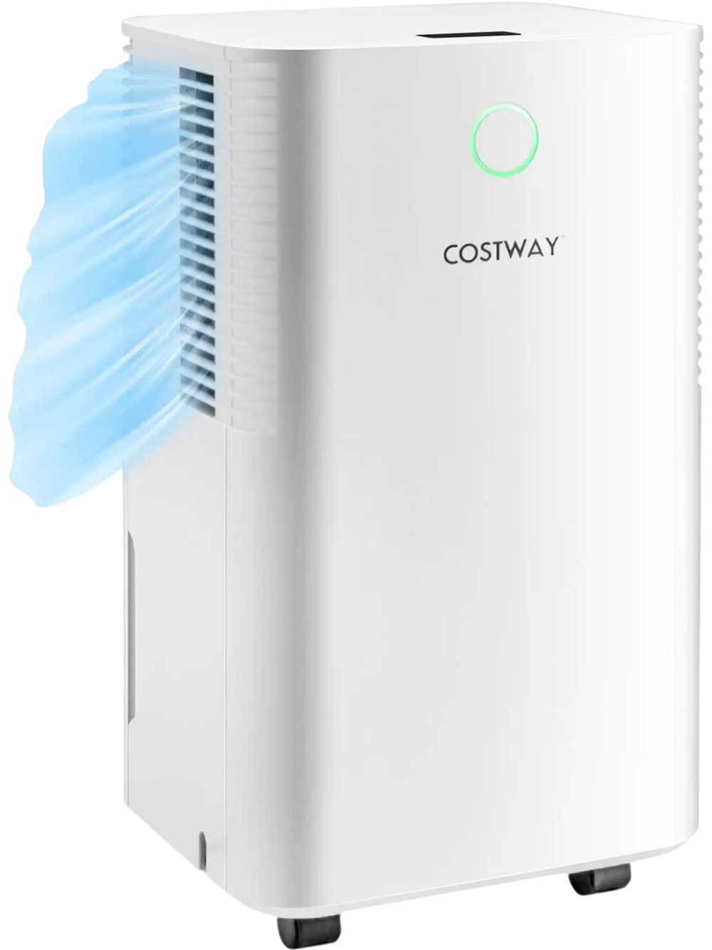 Dehumidifier with auto defrost and 24-hour timer, removes 32 pints daily, ideal for rooms up to 1750 sq. ft.