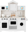 Wooden Kids Kitchen with Washing Machine
