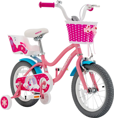 Costway Kids Bicycle Training Wheels Basket Boys Girls Age 3-9 69734852 New