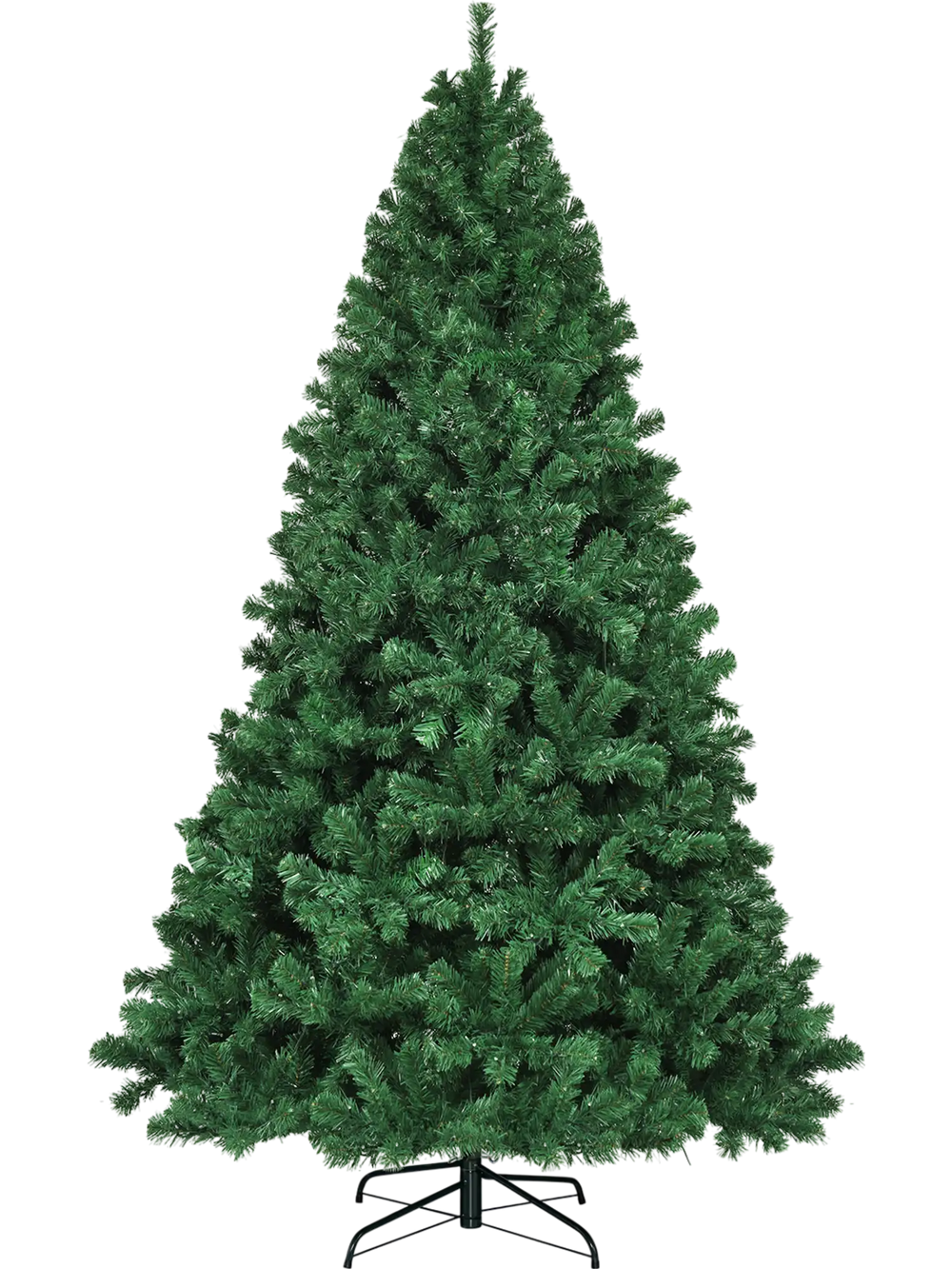 7.5 Feet Pre-Lit Artificial Spruce Christmas Tree with 550 Multicolor Lights for Festival