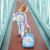 Kids Luggage Set with 14 Inches Carry-on Hardside Spinner Toddler Luggage and 10 Inches Backpack-Blue - Gallery View 1 of 10