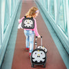 Kids Luggage Set with 14 Inches Carry-on Hardside Spinner Toddler Luggage and 10 Inches Backpack-Black - Gallery View 1 of 10