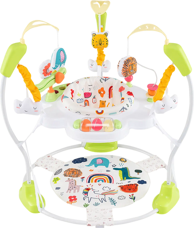 Costway Height Adjustable Baby Activity Center Bouncing Saucer Interactive Toys 37895241 New