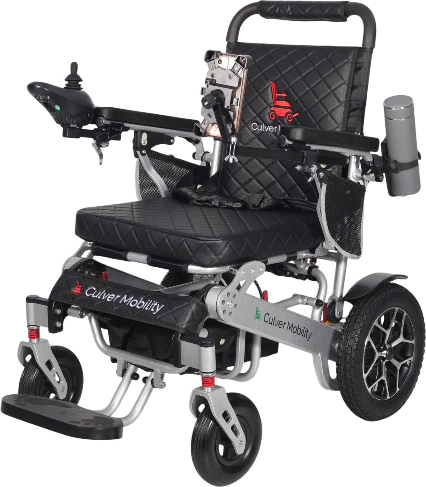 Alton Culver Wolf Electric Wheelchair Manual Folding 13 Mile Range 4 MPH 24V 500W Remote Control New