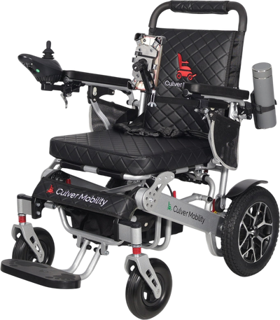 Alton Culver Wolf Electric Wheelchair Manual Folding 13 Mile Range 4 MPH 24V 500W Remote Control New