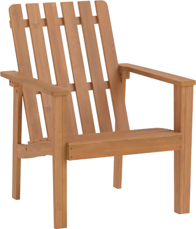 Costway Acacia Wood Outdoor Patio Adirondack Chair Slatted Backrest Armrest 48232955 New