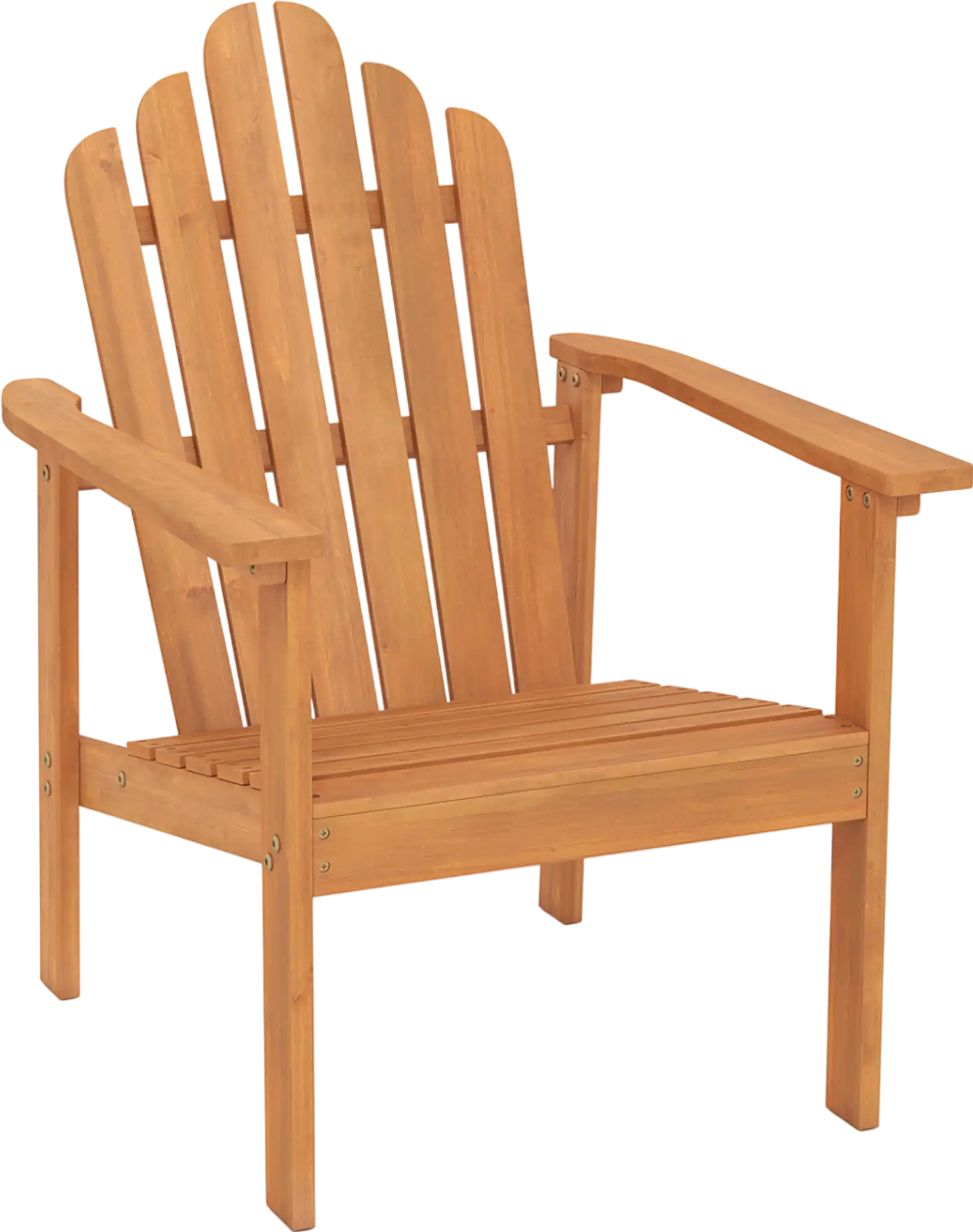 Costway Stackable Adirondack Chair Solid Acacia Wood Patio Ottoman 96017735 New