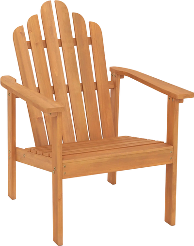 Costway Stackable Adirondack Chair Solid Acacia Wood Patio Ottoman 96017735 New