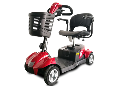 EV Rider CityCruzer 4 Wheel Electric Travel Scooter 12Ah SLA Red Open Box